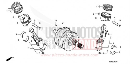 VILEBREQUIN/PISTON NSA700A8 de 2008